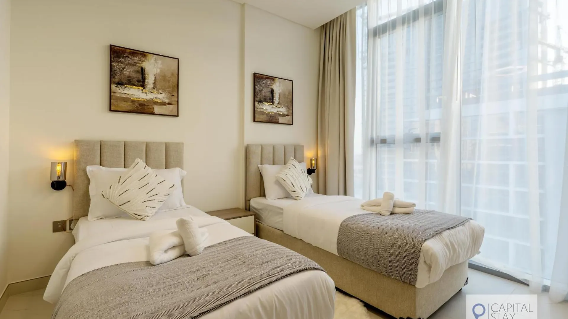 Apartment 2 Bed Apt In District One Dubai - Lagoon Views